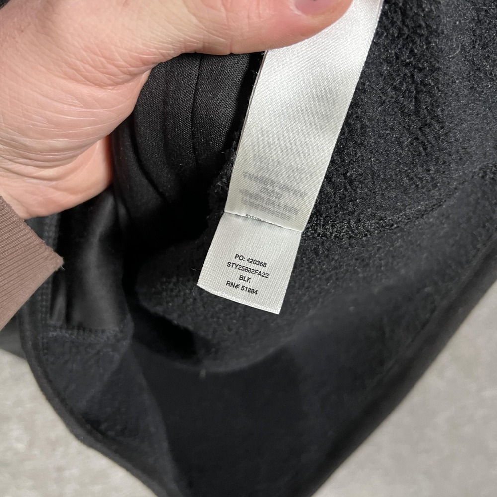Patagonia Vest Mens Medium Black Better Sweater Fleece Full Zip NyquistAI Logo - Picture 7 of 9